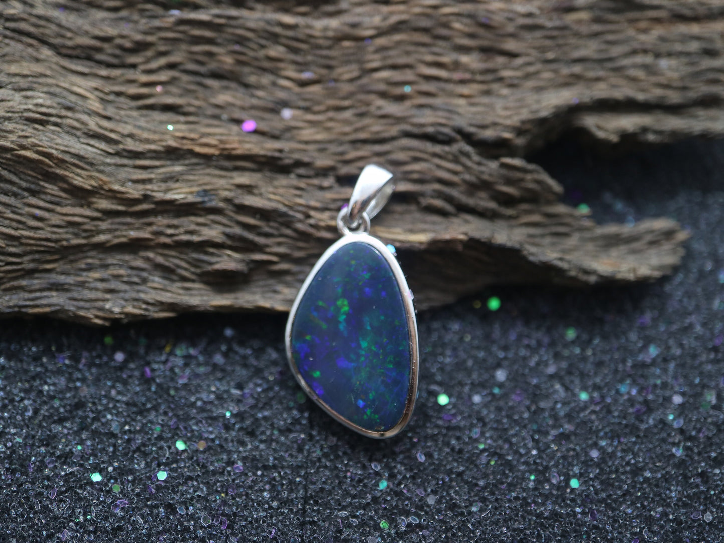 925 sterling silver Opal pendant, Customized gemstone pendant, gift for her