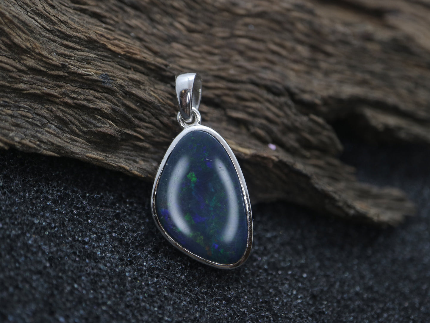 925 sterling silver Opal pendant, Customized gemstone pendant, gift for her