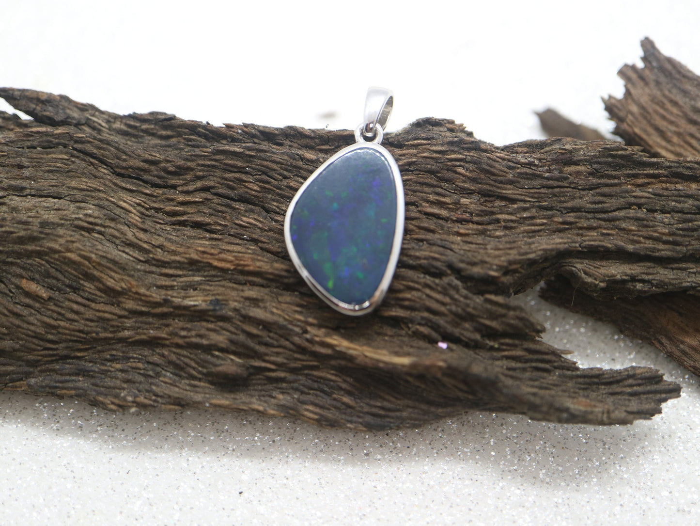 925 sterling silver Opal pendant, Customized gemstone pendant, gift for her