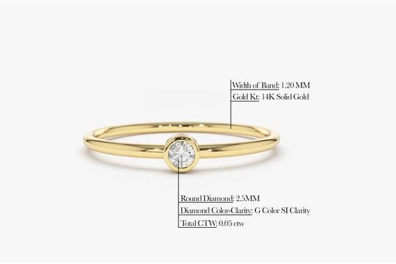 Milimalist diamond ring,diamond solitaire ring,solitaire diamond ring,promise ring,simple ring