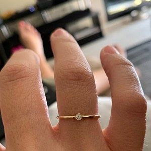 Milimalist diamond ring,diamond solitaire ring,solitaire diamond ring,promise ring,simple ring