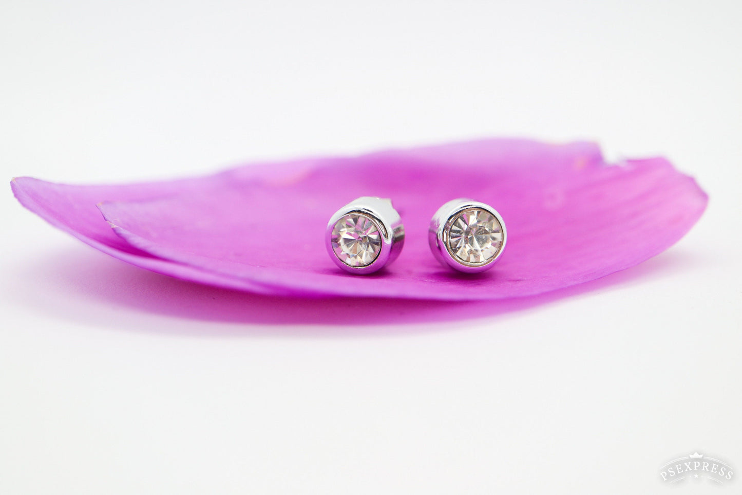 Diamond Halo Earrings, Maid of Honor Gift, mothers day gift