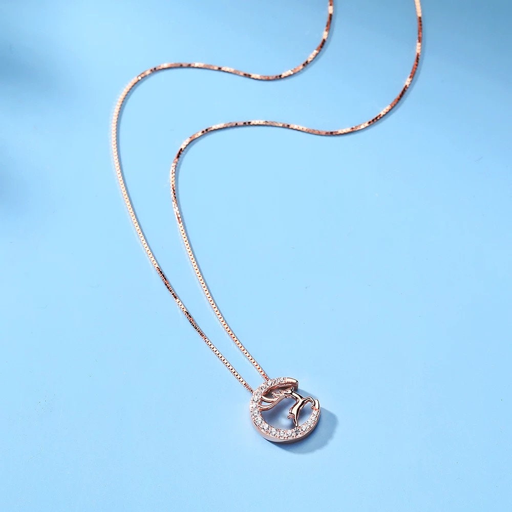 Sterling silver necklace, gift for her